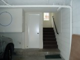Stairwell to side entry